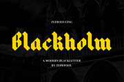 Blackholm - Blackletter font, a Blackletter Font by Typefool's Shop (Thumbnail 1 of 9)