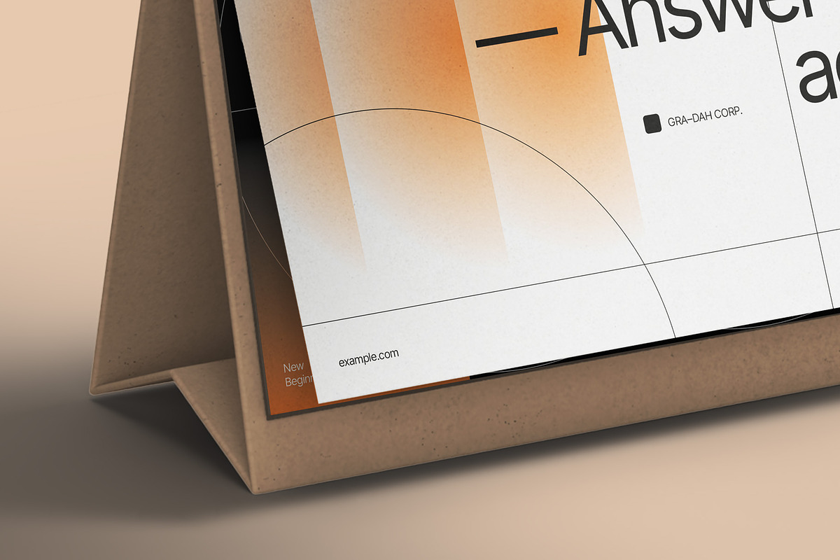 2026 Desk Calendar - Gradah preview 5
