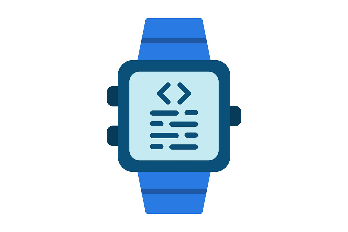 Smartwatch Flat Icon, an Icon by Pexelpy (Photo 1 of 2)