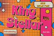 King Stellar, a Sans Serif Font by elevencreateam (Thumbnail 1 of 7)