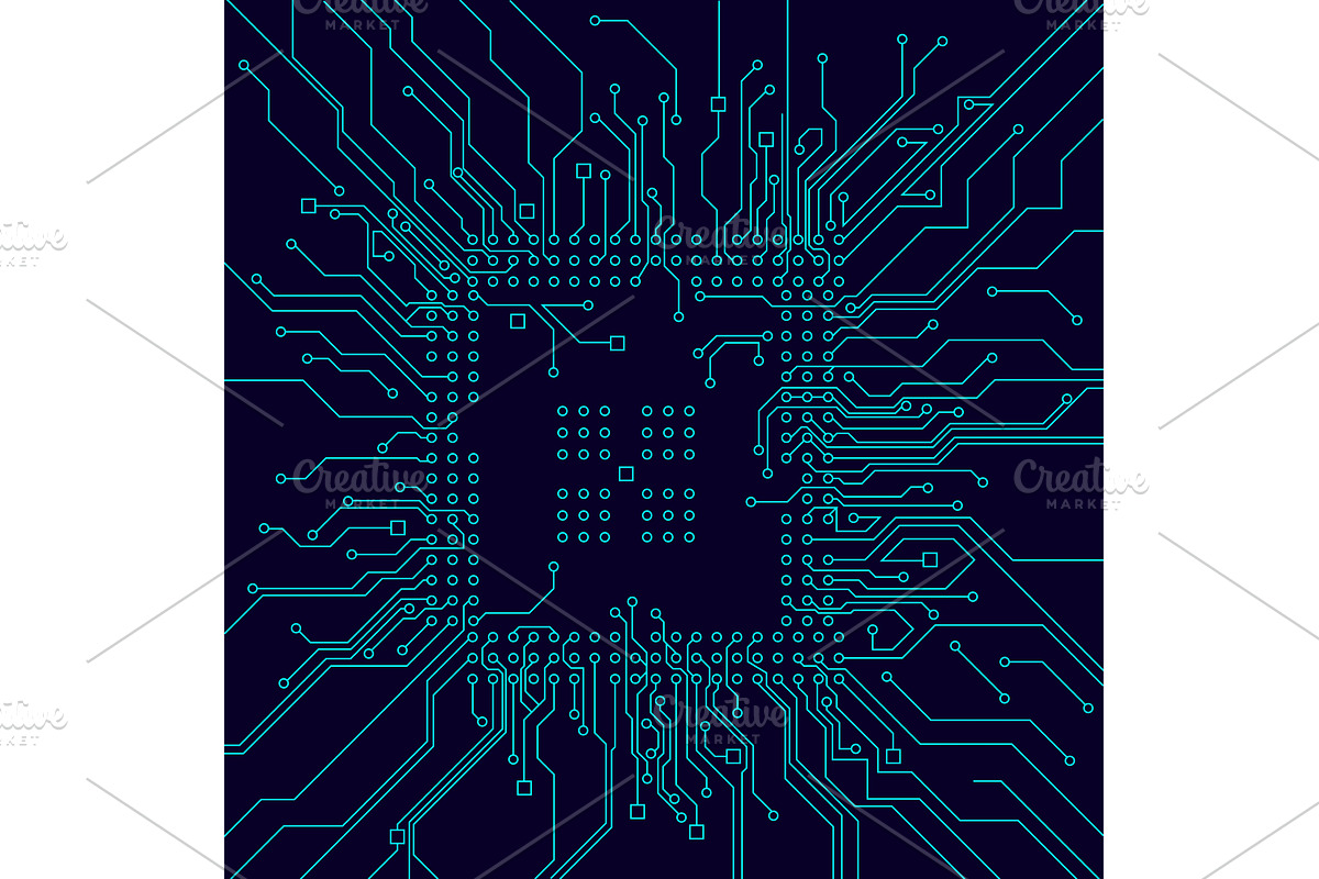 High-tech technology, a Technology Illustration by Things for designers