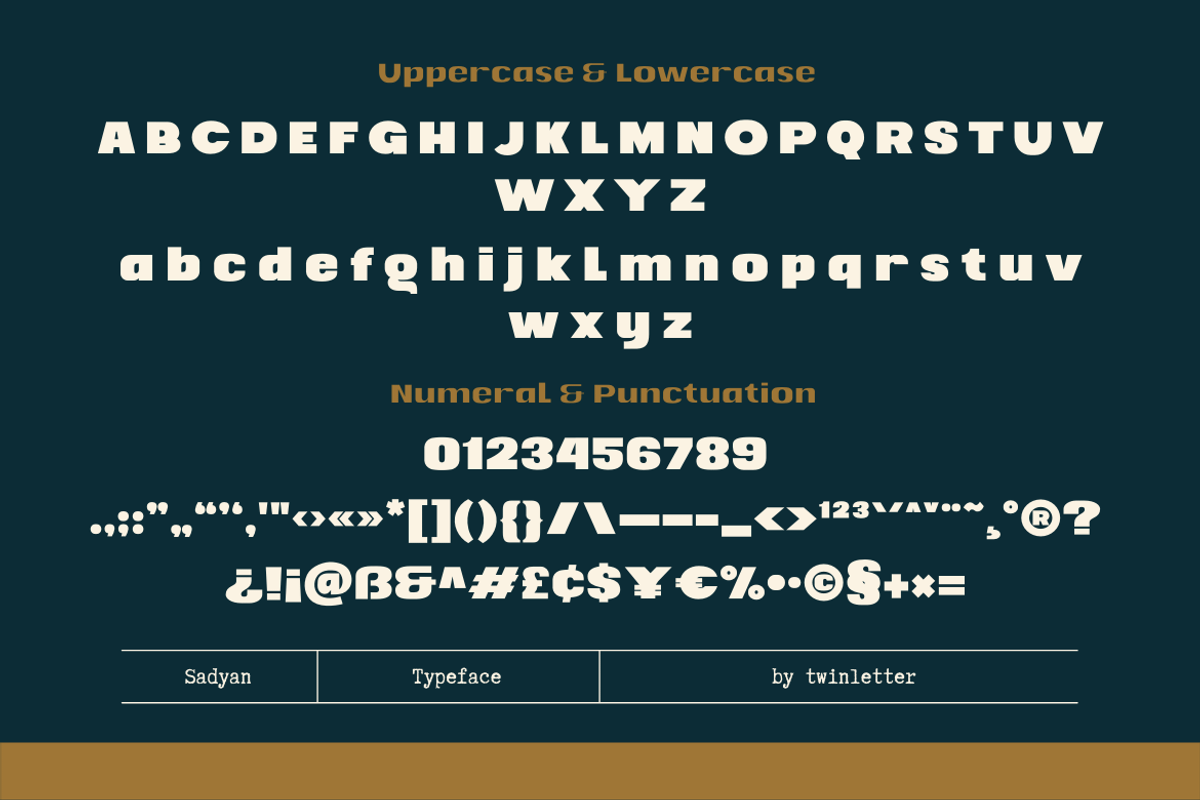 Sadyan, a Sans Serif Font by twinstd (Photo 12 of 14)