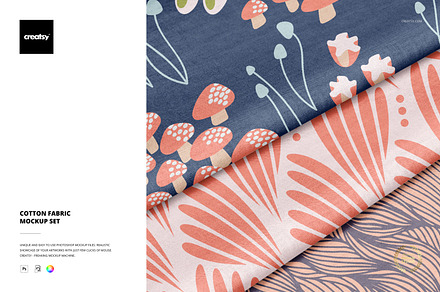 Cotton Fabric Mockup Set