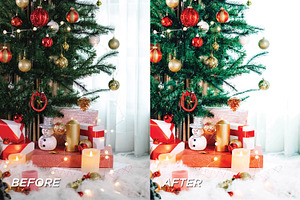 25 Bright Christmas Lightroom Preset