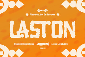 Laston - Ethnic Display Font