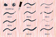 Ink Brushes for Procreate, a Brush Add-On by Biso Studio (Thumbnail 4 of 5)