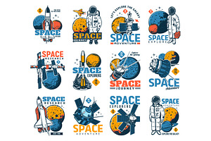 Space And Galaxy Icons