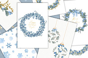 Cold winter.Watercolor Christmas Set, a Seasonal Illustration by Ooh Lily (Thumbnail 2 of 20)