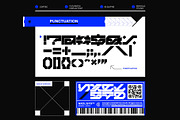 Cortec - Cyberpunk Font, a Sans Serif Font by Enxyclo Studio (Thumbnail 3 of 4)