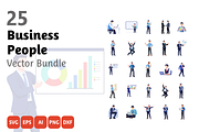 Business People Vector Bundle, an Object Graphic by Rizenight (Thumbnail 1 of 3)