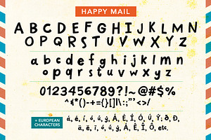 Happy Mail Font