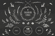 Floral Doodles on Chalkboard, a Graphic by harmonia_green_art (Thumbnail 1 of 5)