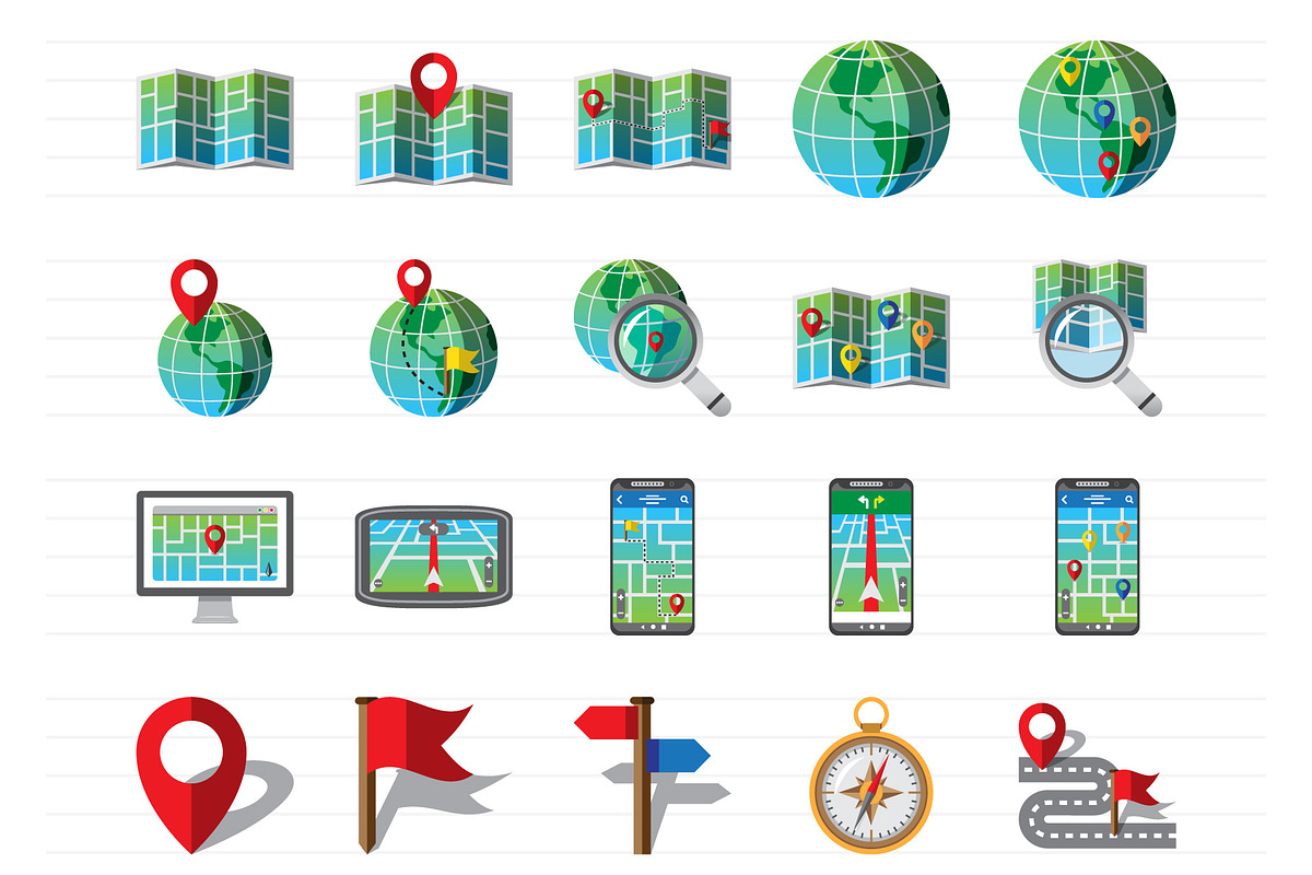 Geolocation Color Icons, an Icon by doghead (Photo 3 of 3)