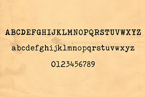 Typewriter Font