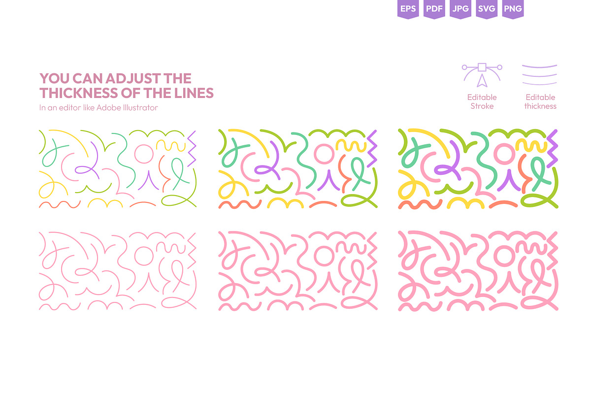 Playful Doodle Vector Pack, an Illustration by Ilia Design (Photo 7 of 10)