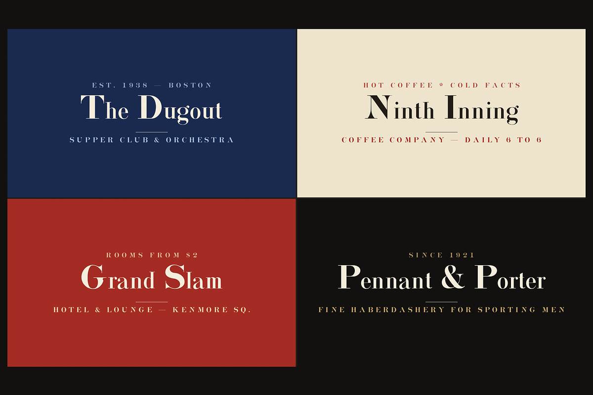 Boston Straight Roman – Display Font, a Serif Font by Lilithcollageart (Photo 5 of 20)