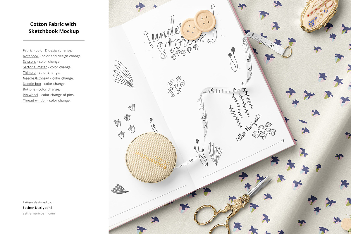 Fabric Factory v.7 Mockup Bundle, a Merchandise Mockup by creatsy5 (Photo 39 of 55)