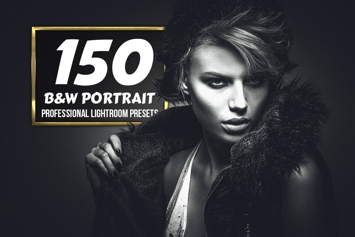 B&W Portrait - 150 Lightroom Presets, an Action Add-On by LUXDesignStudios (Photo 1 of 10)