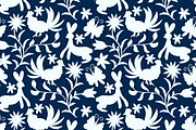 Otomi styled seamless patterns, a Pattern Graphic by alexmakarova (Thumbnail 3 of 4)