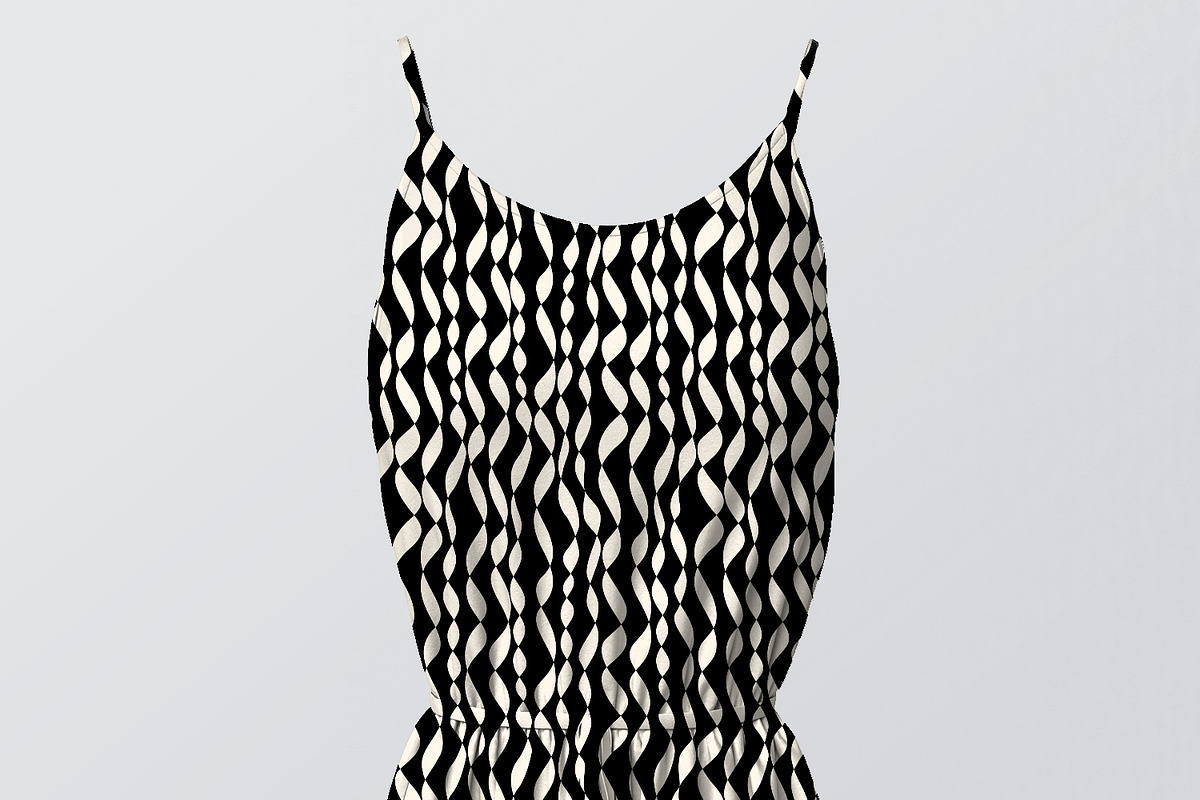 Abstract Braids, a Pattern Graphic by MalyskaStudio