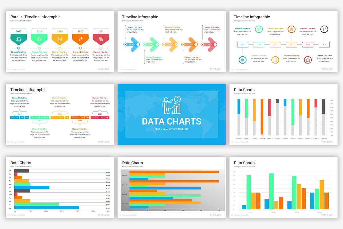 Annual Report Google Slides Template, a Presentation Template by SlideOne (Photo 18 of 34)