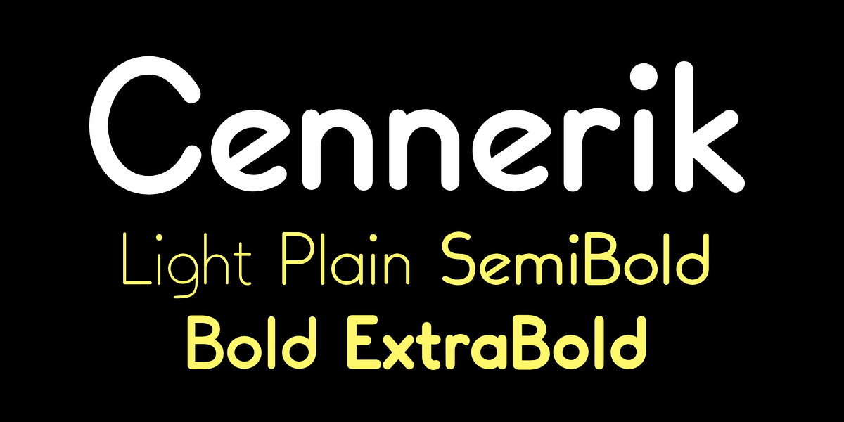 Cennerik, a Sans Serif Font by Ingrimayne Type (Photo 1 of 11)