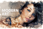 Modern Art Photoshop Action, an Action Add-On by SlideSalad (Thumbnail 1 of 27)