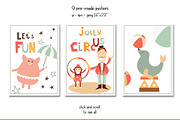Jolly Circus - Kids Collection, an Animal Illustration by ELFIVETROV DESIGN (Thumbnail 3 of 7)
