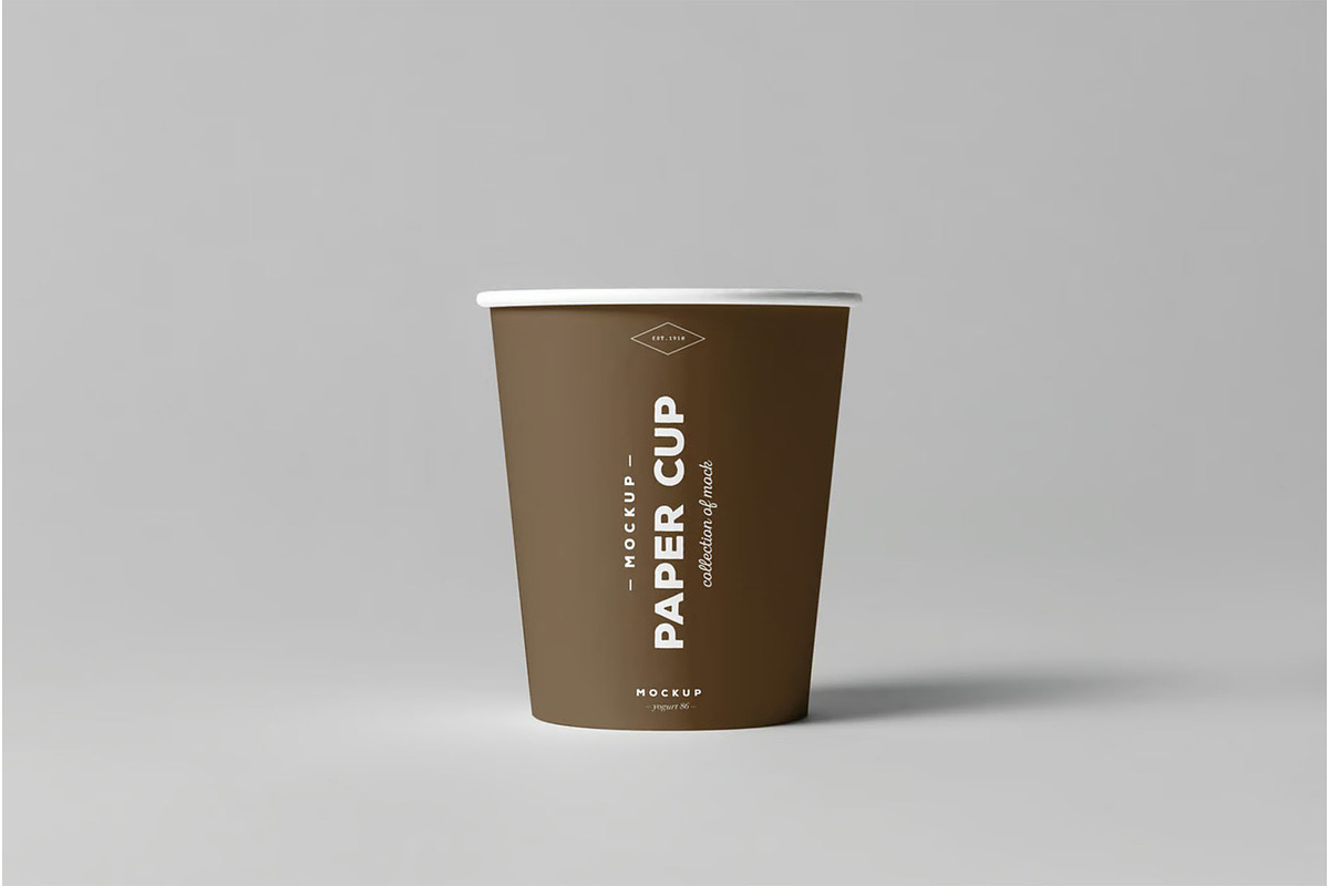 Paper Cups Mock-up, a Product Mockup by zippypixelstudio (Photo 8 of 9)