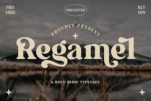 Regamel - Bold Serif Font