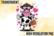 Valentine's day Cow Sublimationclipa, an Illustration by Wow Magic (Thumbnail 3 of 4)