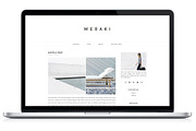 Responsive WP Theme - Meraki, a WordPress Template by Light Morango (Thumbnail 1 of 4)