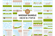 Digital Paper Mockups for Listing, a Books & Magazine Mockup by NoemieDesigns (Thumbnail 1 of 5)