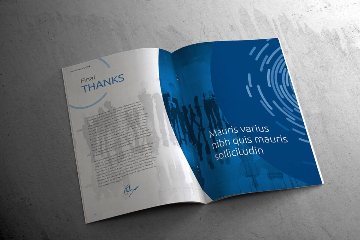 A4 Business Annual Report, a Brochure Template by INTERARTIVITY (Photo 9 of 11)