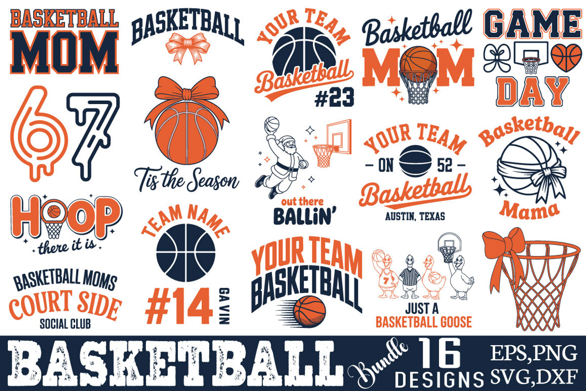 Basketball SVG Bundle, an Object Graphic by DollarSmart (Photo 1 of 4)