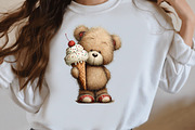 Whimsical Teddy Bear Birthday Clipar, an Illustration by Designworld (Thumbnail 4 of 10)