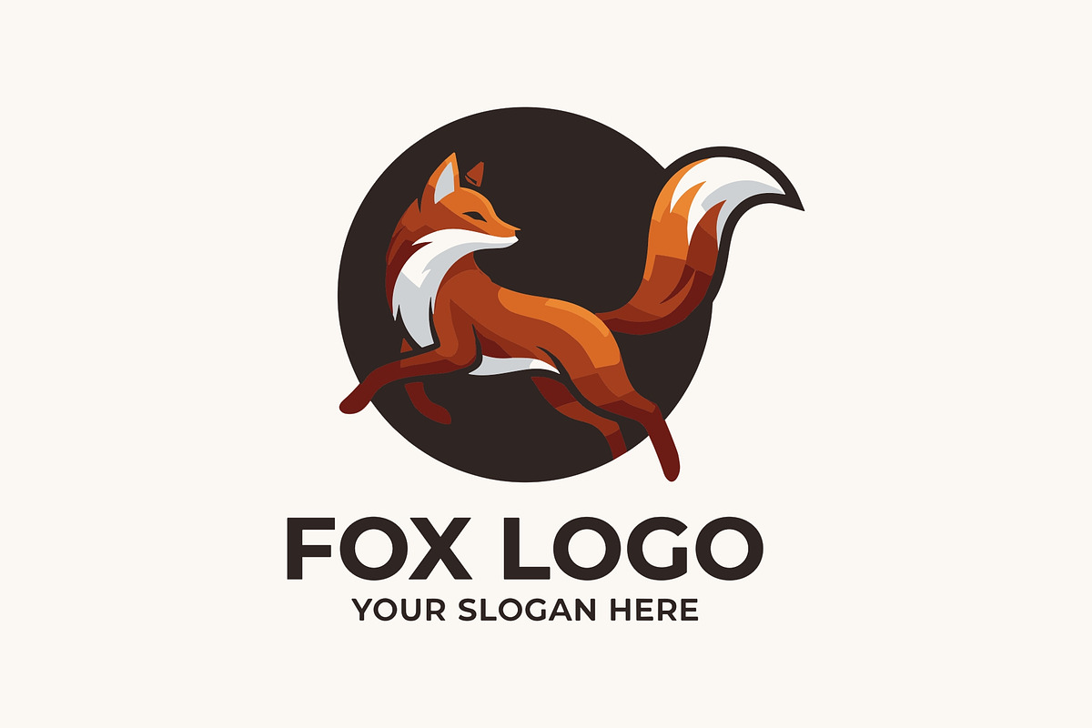 Fox Mascot Cartoon Logo, an Animal Illustration by Cekal_std (Photo 1 of 3)