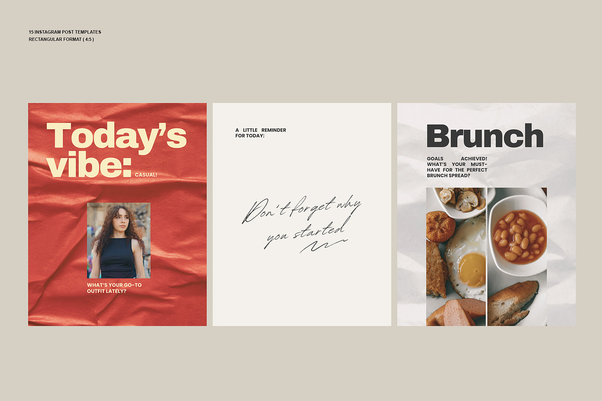 Instagram Rectangle Posts Vol1-Canva, a Social Media Template by CreativeFolks (Photo 4 of 7)