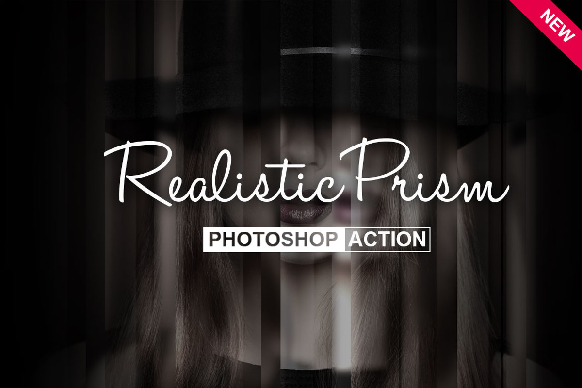 Realistic Prism Photoshop Action, an Action Add-On by DESIGNAVO (Photo 1 of 6)