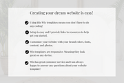 Wix Website Template Rebecca, a Websites & App Template by Joanna Lane Designs (Thumbnail 4 of 5)