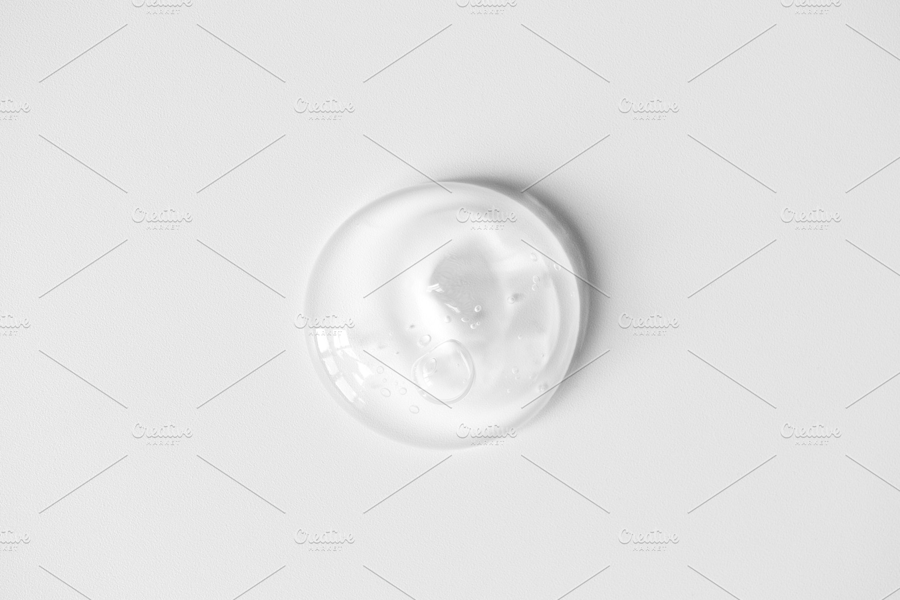 Aloe gel smudge with air bubbles, a Health & Medical Photo by Olha Kozachenko