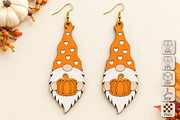 Gnome Earrings Laser Cut SVG, a Seasonal Illustration by Canvas Craft (Thumbnail 1 of 5)