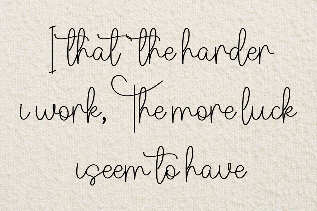 Overthinking, a Handwritten Font by FreshTypeINK (Photo 8 of 8)