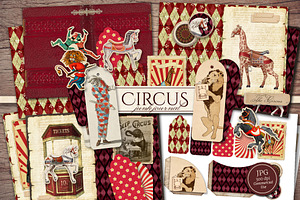 Circus Scrapbooking Kit