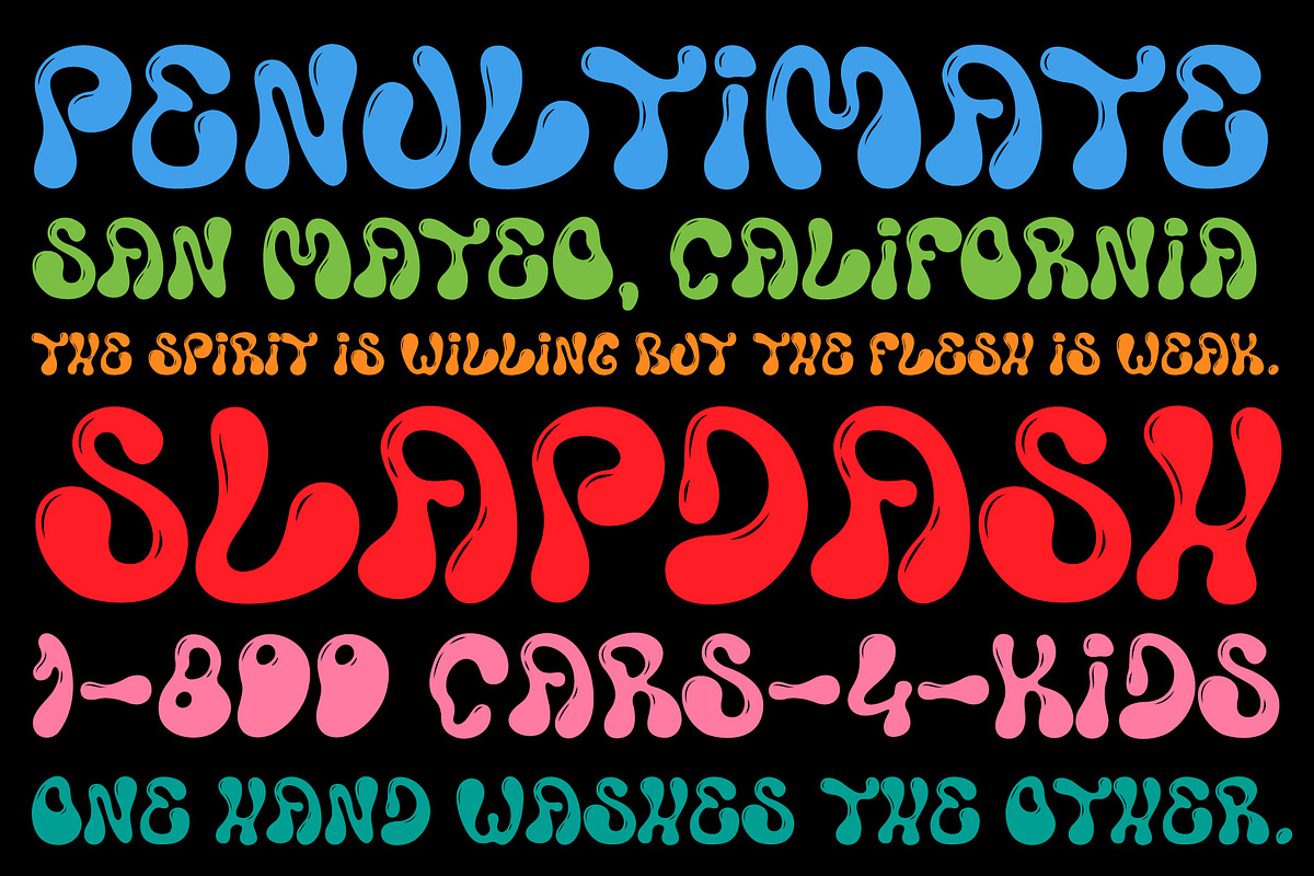 Lava Lamp, a Handwritten Font by Loudoun Design Co. (Photo 3 of 5)