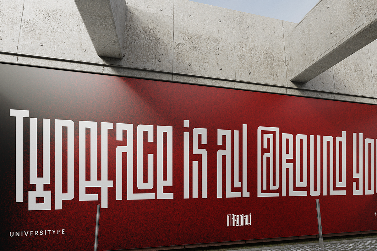 UT Arabikufi - A Latin Kufi Font, a Sans Serif Font by Universitype (Photo 11 of 11)