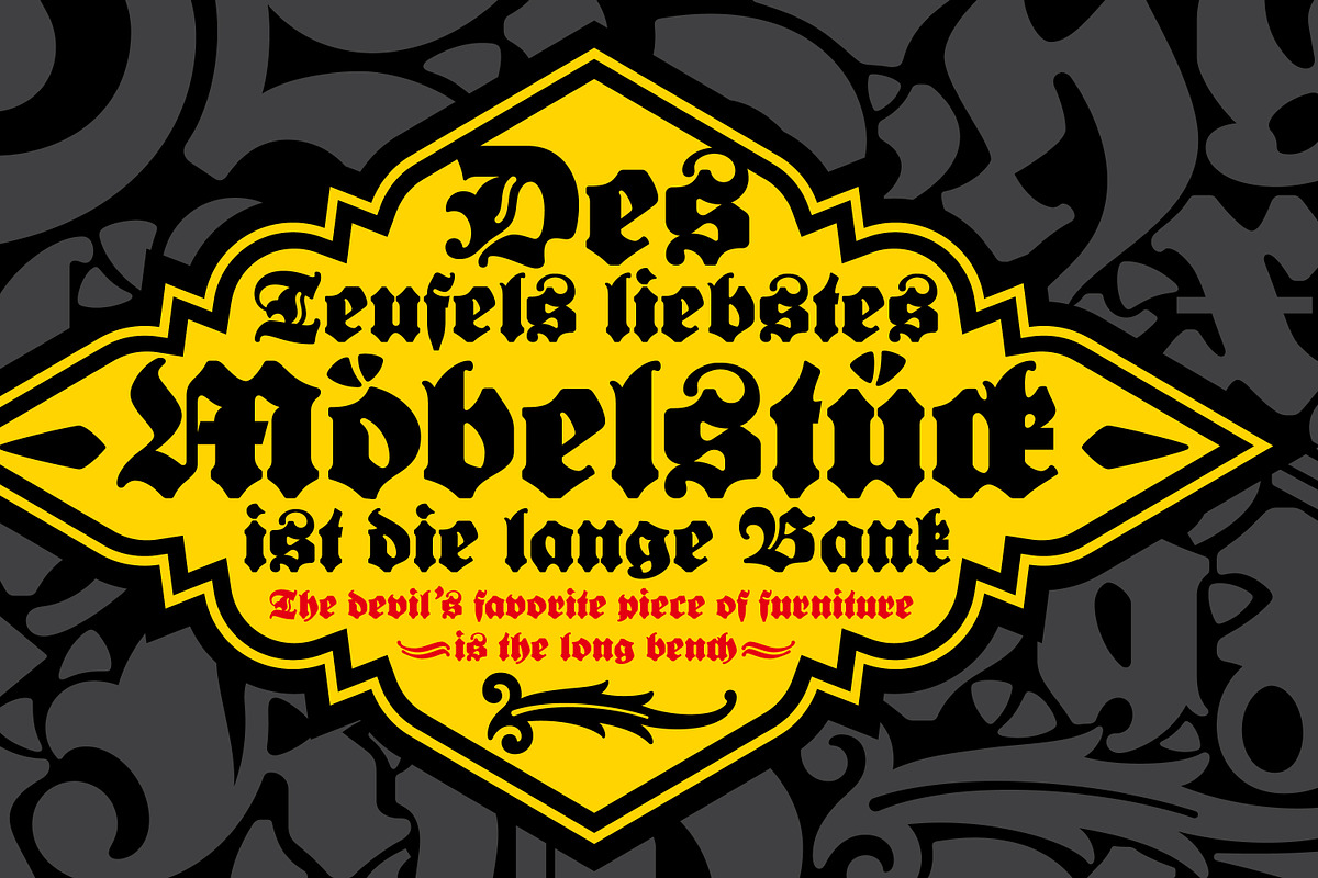 Bernard Fraktur, a Blackletter Font by Stefan Chirila (Photo 9 of 18)