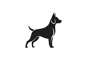 Dog Portrait Silhouette Bundle, an Illustration by jahid234 (Thumbnail 26 of 37)