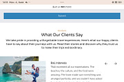 Travel - Wix Studio Website Template, a Wix Template by Kitteeh (Thumbnail 5 of 10)