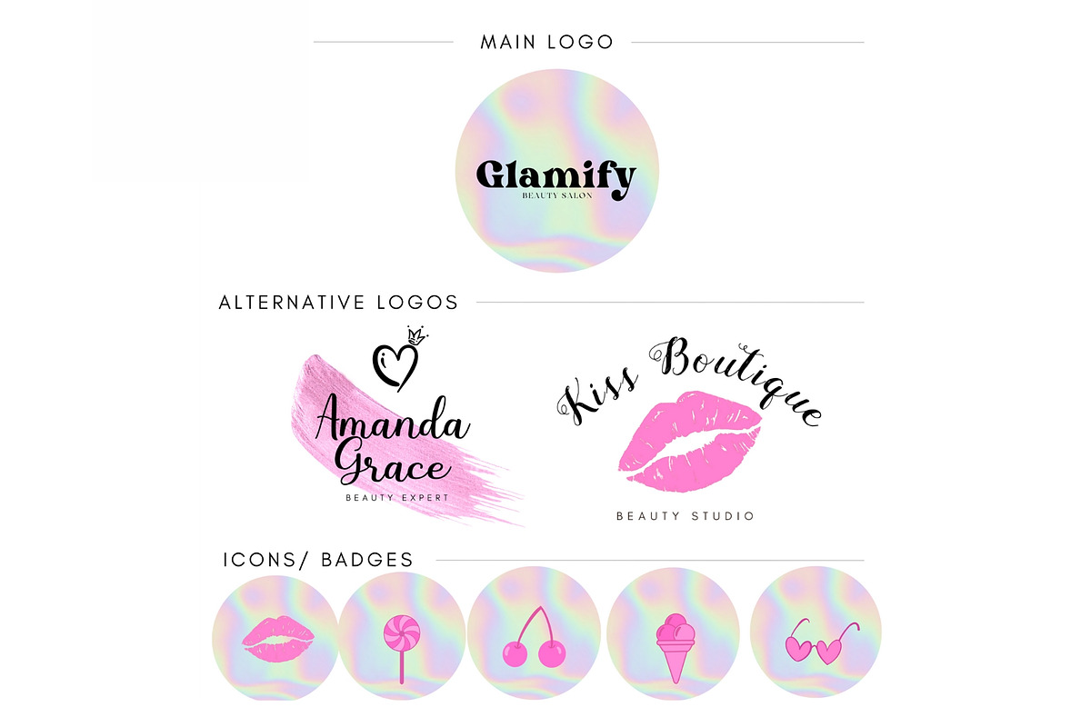 Canva Pastel Branding Kit, a Branding & Logo Template by CopertiniStudio (Photo 3 of 8)